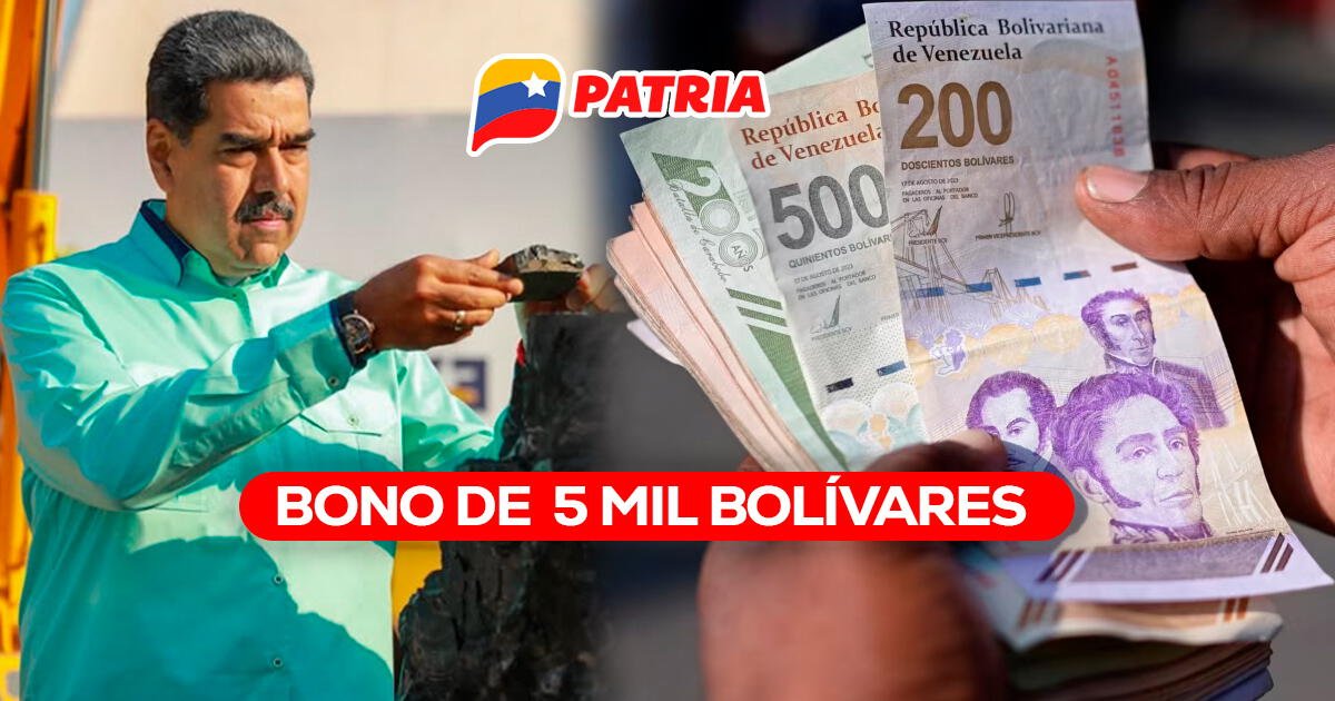 NUEVO BONO de casi 5 mil bolívares llega en marzo 2025: pago se ACTIVARÁ en la última semana vía Sistema Patria NUEVO BONO de casi 5 mil bolívares llega en marzo 2025: pago se ACTIVARÁ en la última semana vía Sistema Patria