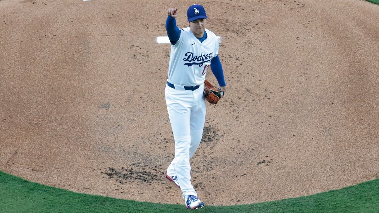 ¿Cómo le fue a Shohei Ohtani en su debut como pitcher de Dodgers?