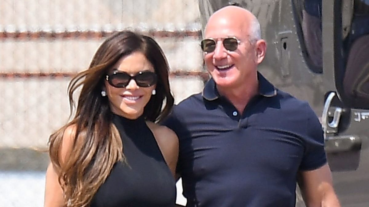 Jeff Bezos y Lauren Sánchez, la música que ambientó su llegada a Venecia previa a su boda